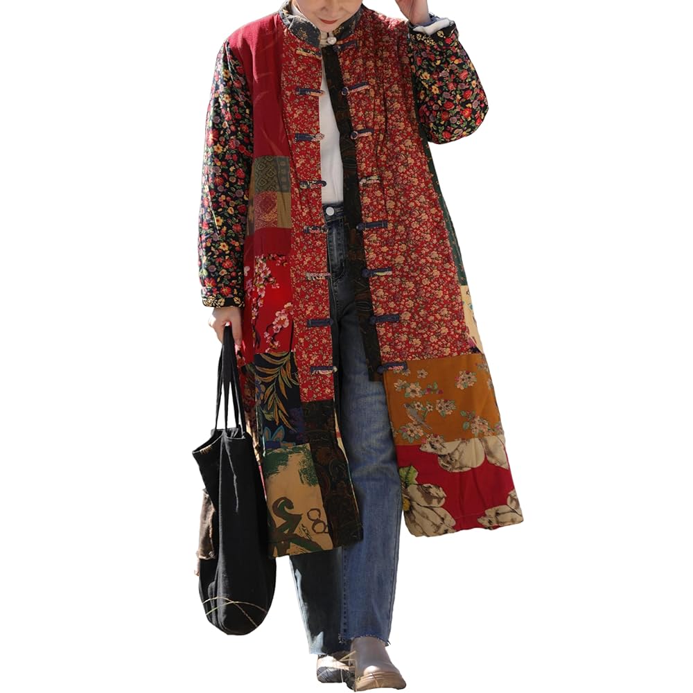 ■極美品■慈雨 ピーコート ジャケット パッチワーク マルチカラー ツイード 23AW NEW】GUCCI_woman / ツイード ジャケット / Multicolor